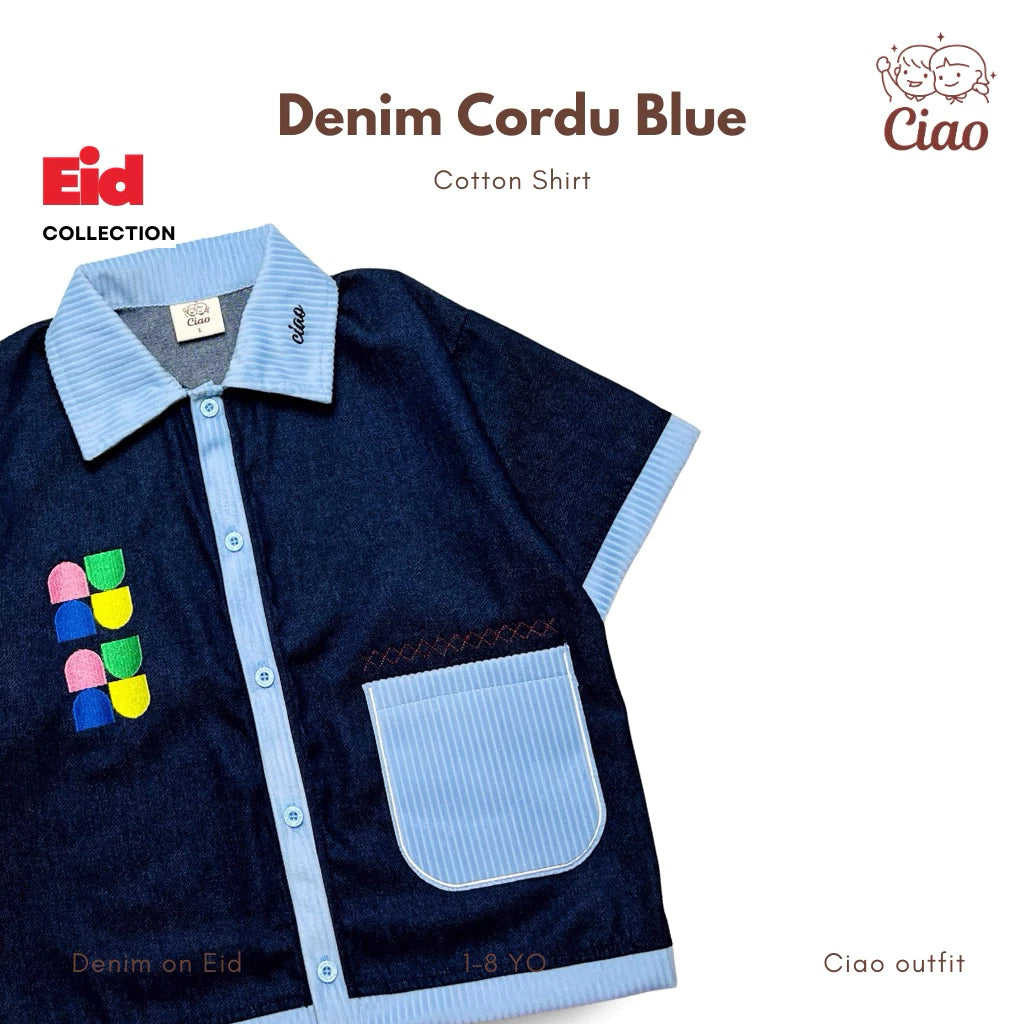 HGL Bambini - Denim Cordu Blue - Ciao