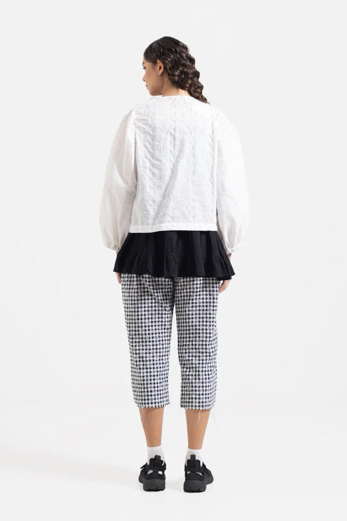 Daria Fleur Blouse Ivory - Saya Saya
