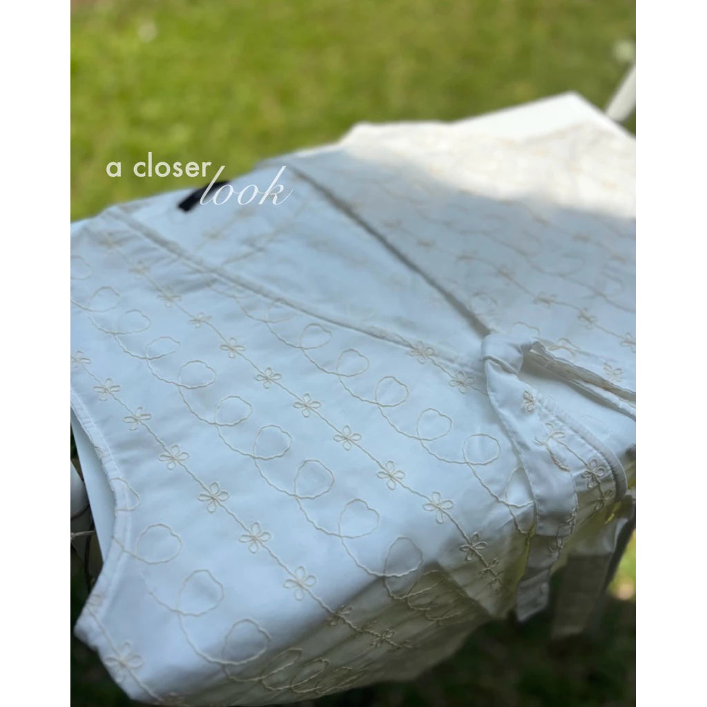 Fleur Vest White - Saya Saya