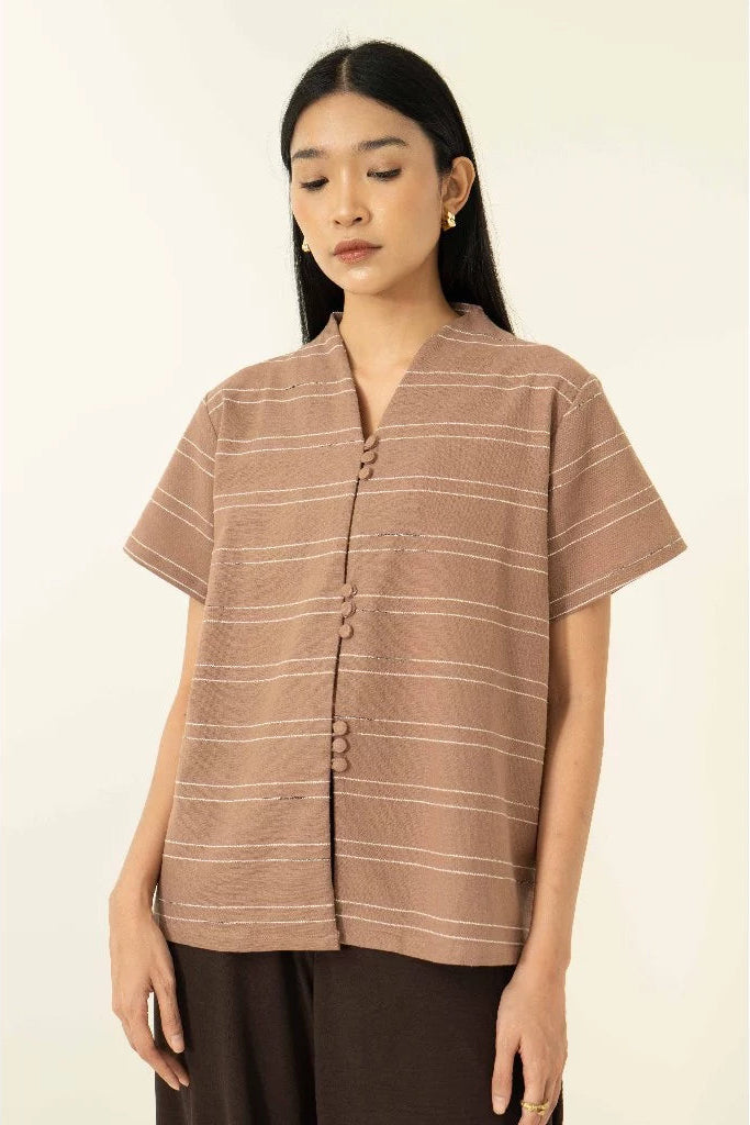 Seraphine Top Brown - Monday To Friday