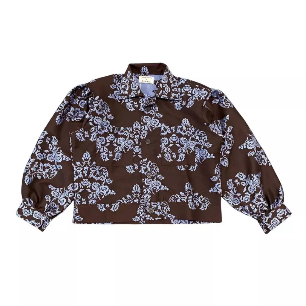 Annie Jacket Coffe Blue - Vintage House