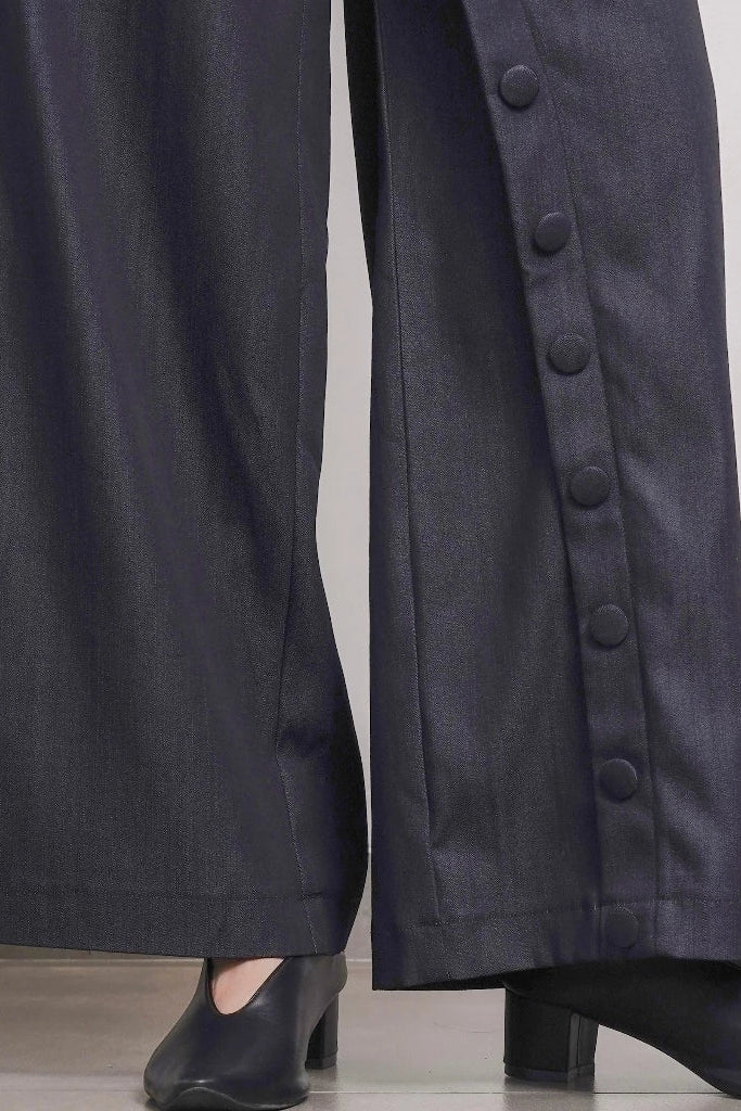 Maelle Button Pants Denim - Isoos Studios