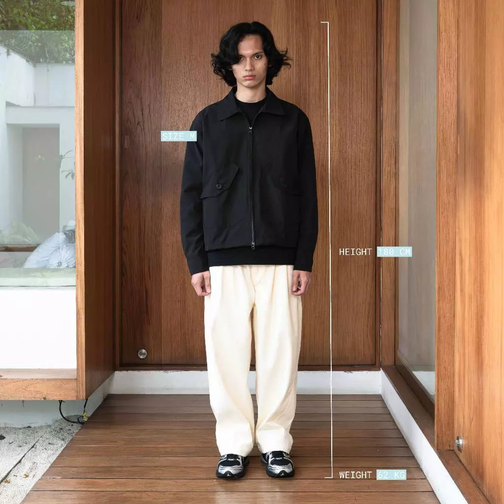 Pocket Chore Jacket Black - Nature Of Mind
