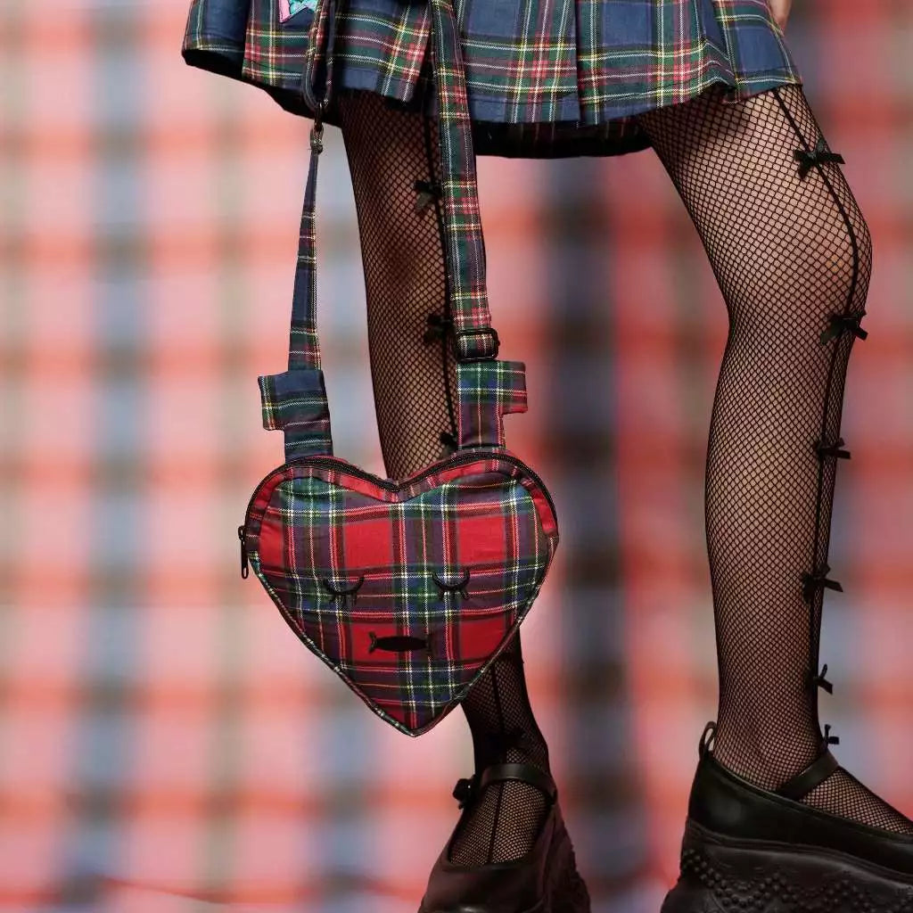 Plaid Playdate Love Bag - Liunic On Things