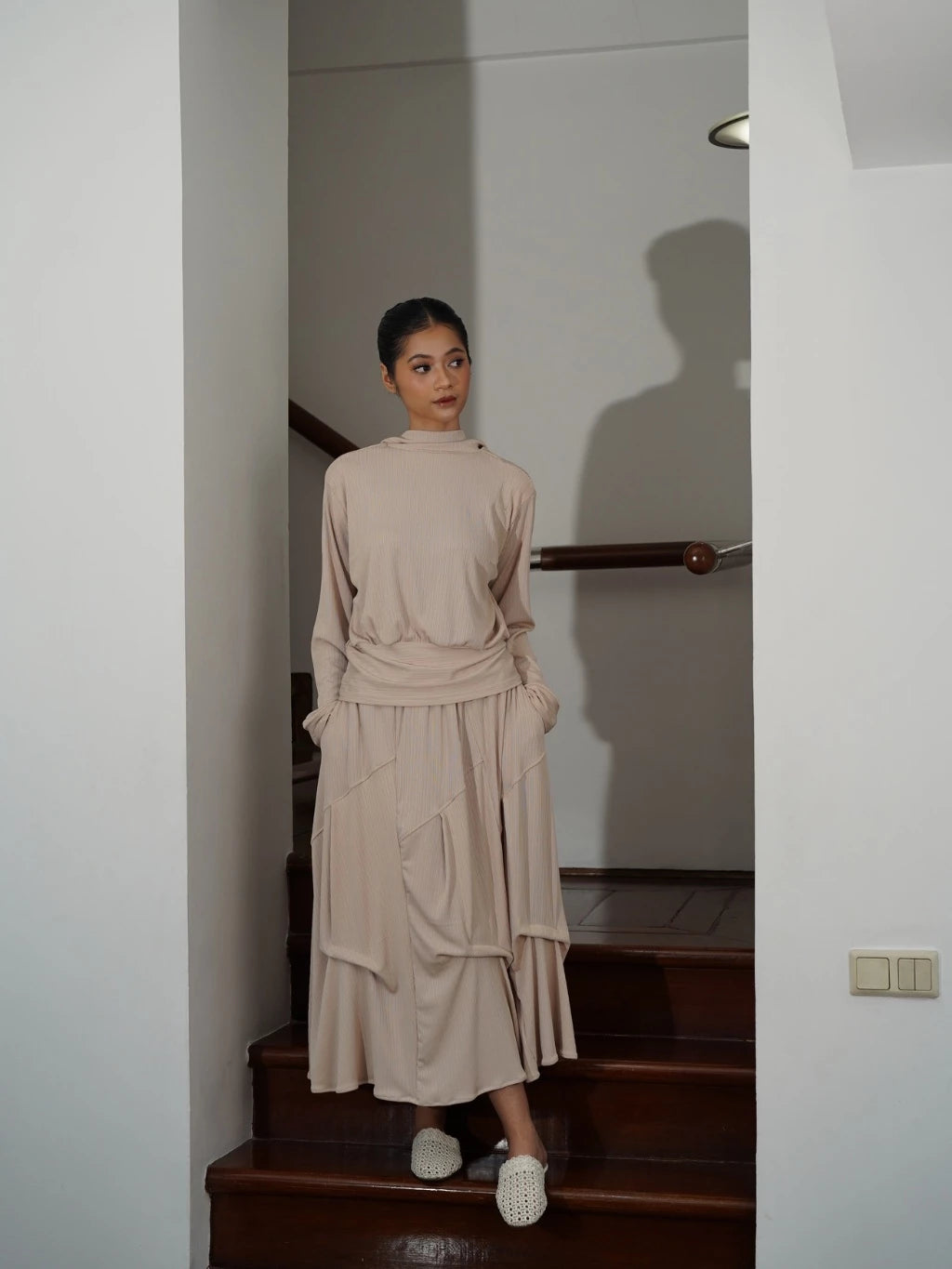 Margot Skirt Beige - Jinzu