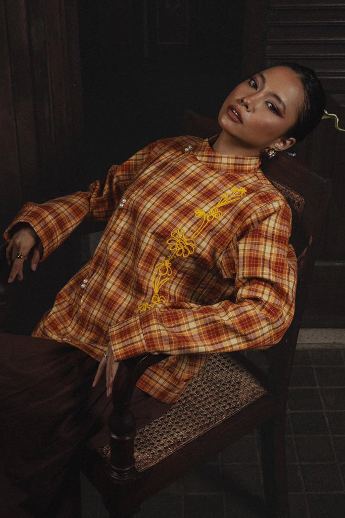 Puspa Merona Shirt Orange - Bertjorak