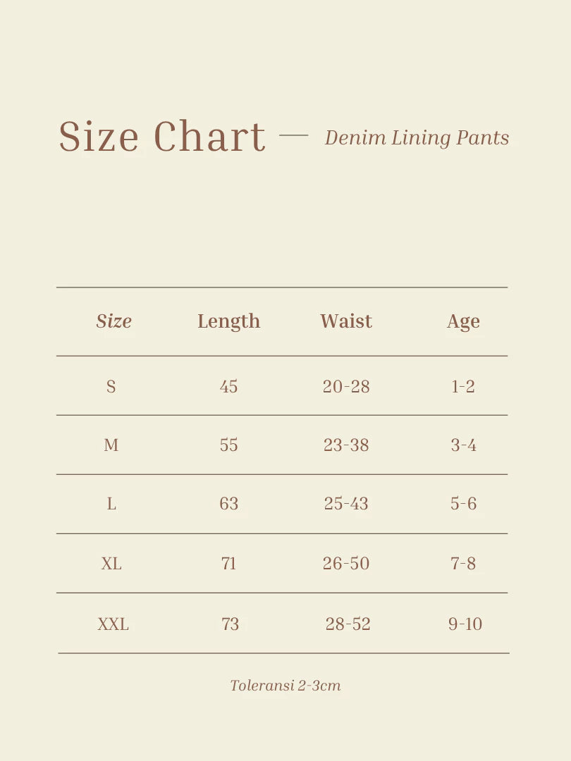 HGL Bambini - Denim Lining Pants Kids Navy - Krem