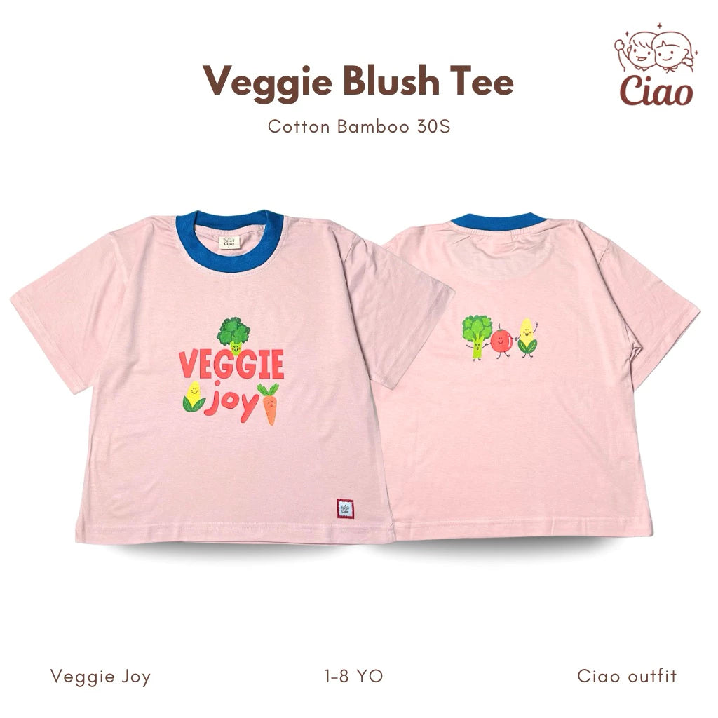 HGL Bambini - Veggie Blush Tee Pink - Ciao