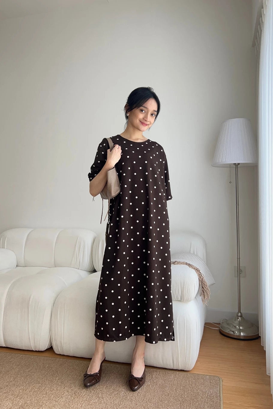 Weekend Dress Brown - Monday To Friday