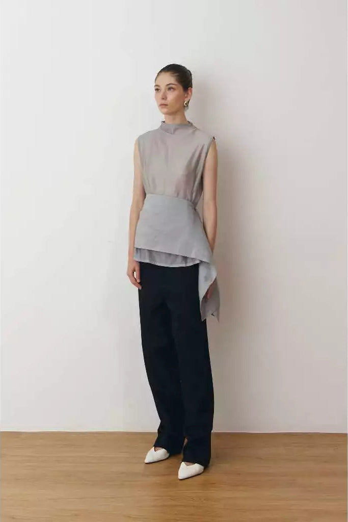 Glasse Blouse Grey - Morningsol
