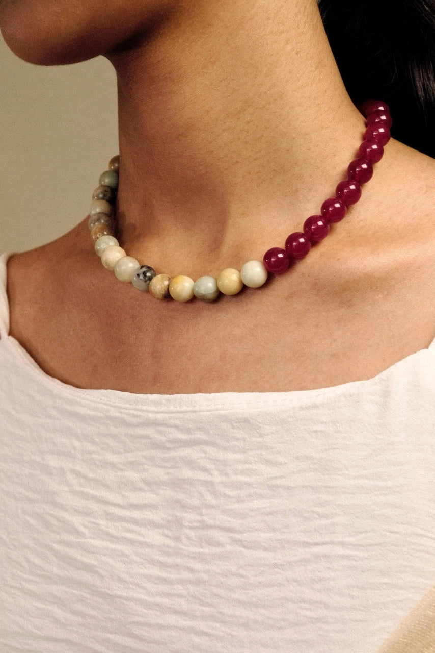 Puspa Necklace Red - Hoogy