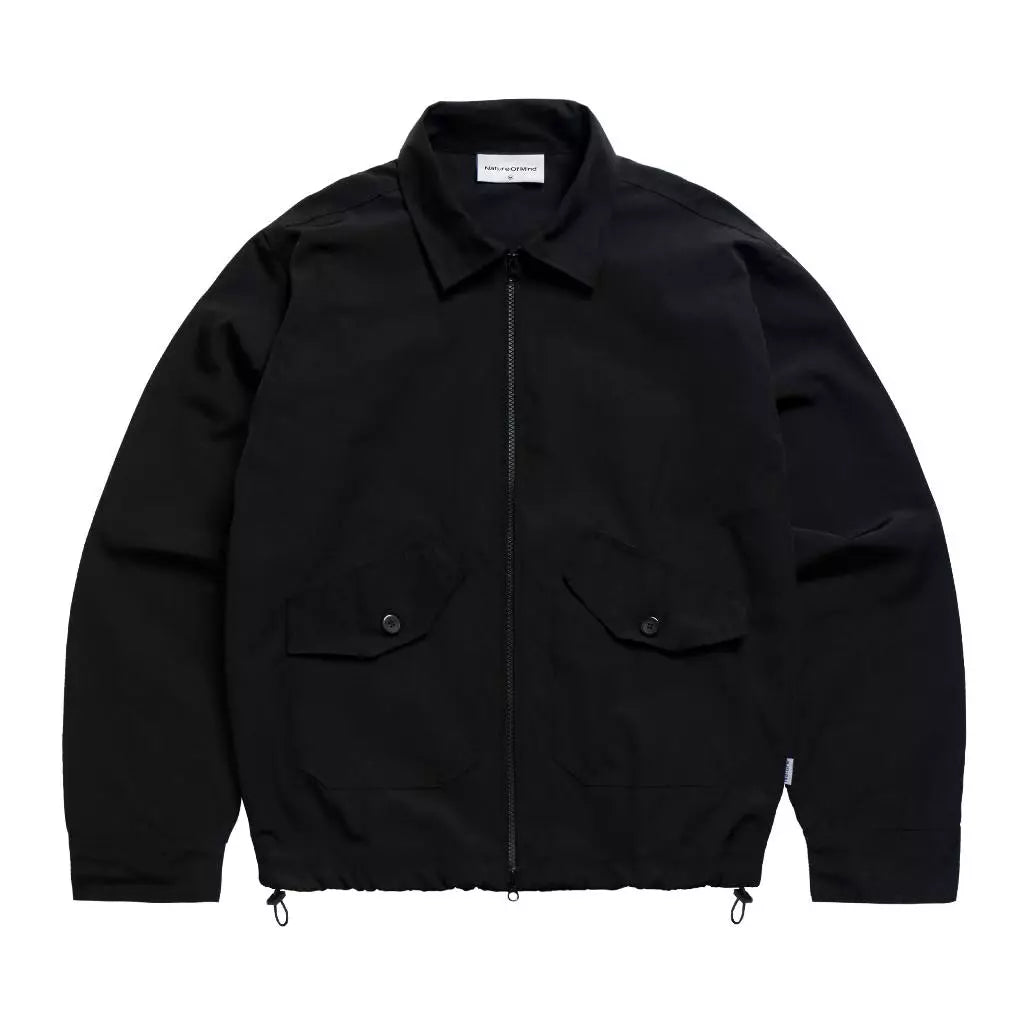 Pocket Chore Jacket Black - Nature Of Mind