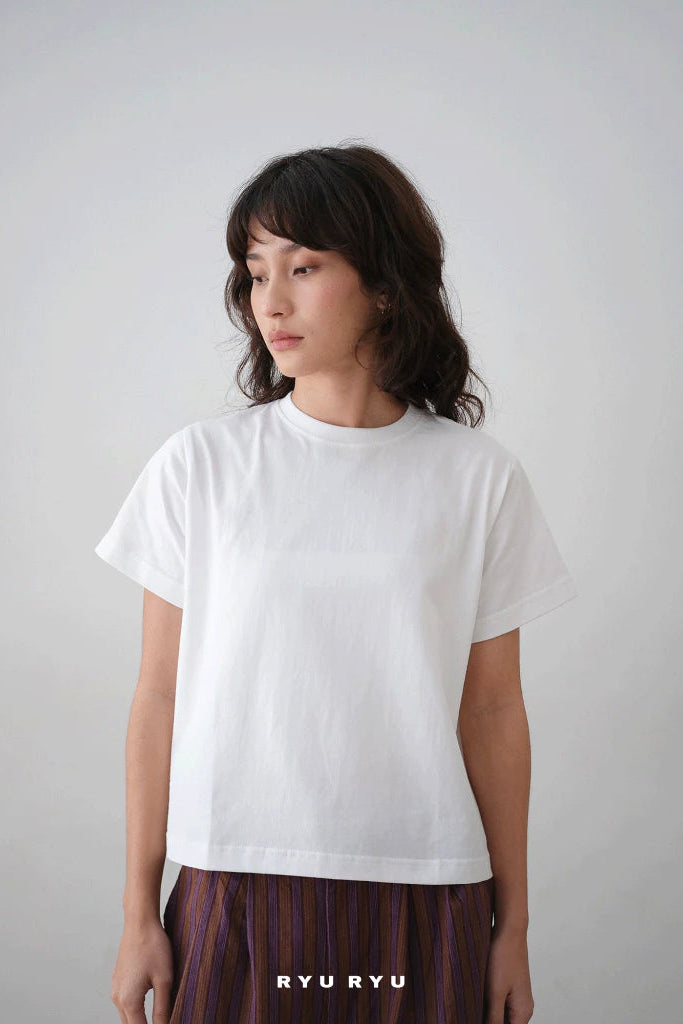 White Basic Tee - Ryuryu
