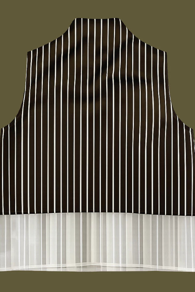Neisya Top Olive & Cream - Fynd