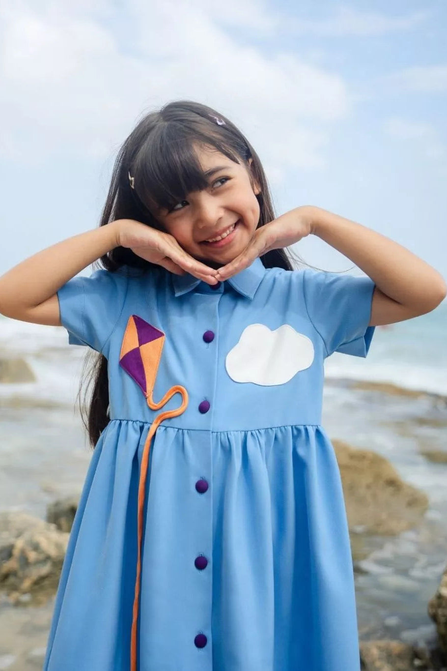 HGL Bambini - Kite Dress Blue - Amber Kids