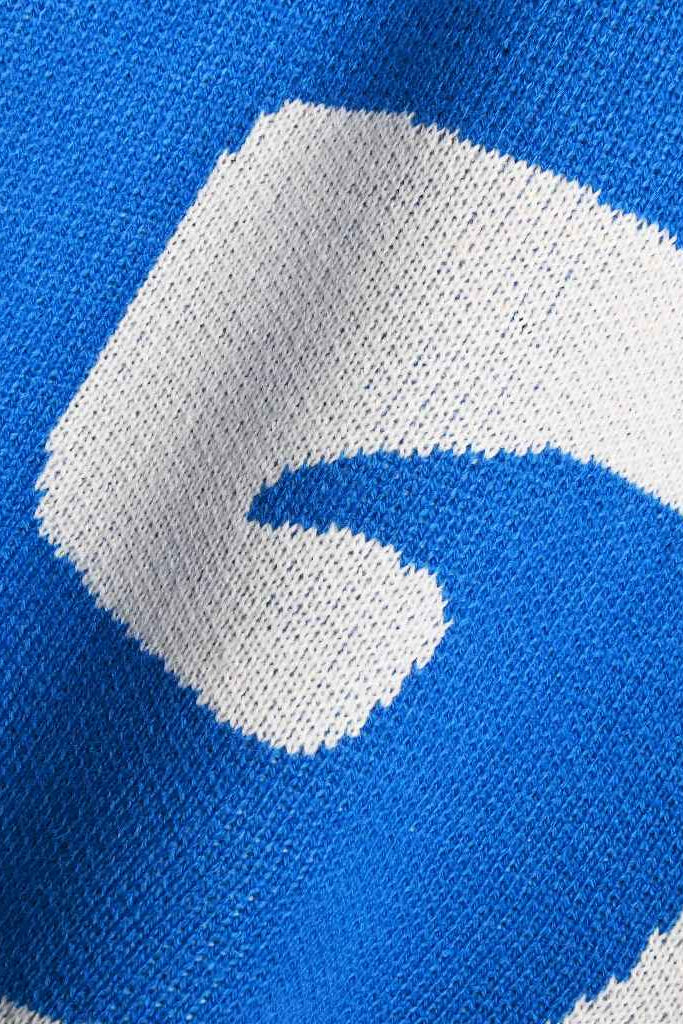 Lazlo Sweater Blue White - Bertjorak