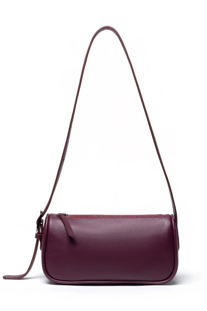 Tiny Bowling Bag Maroon - SRW