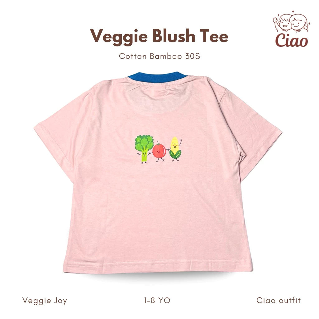 HGL Bambini - Veggie Blush Tee Pink - Ciao