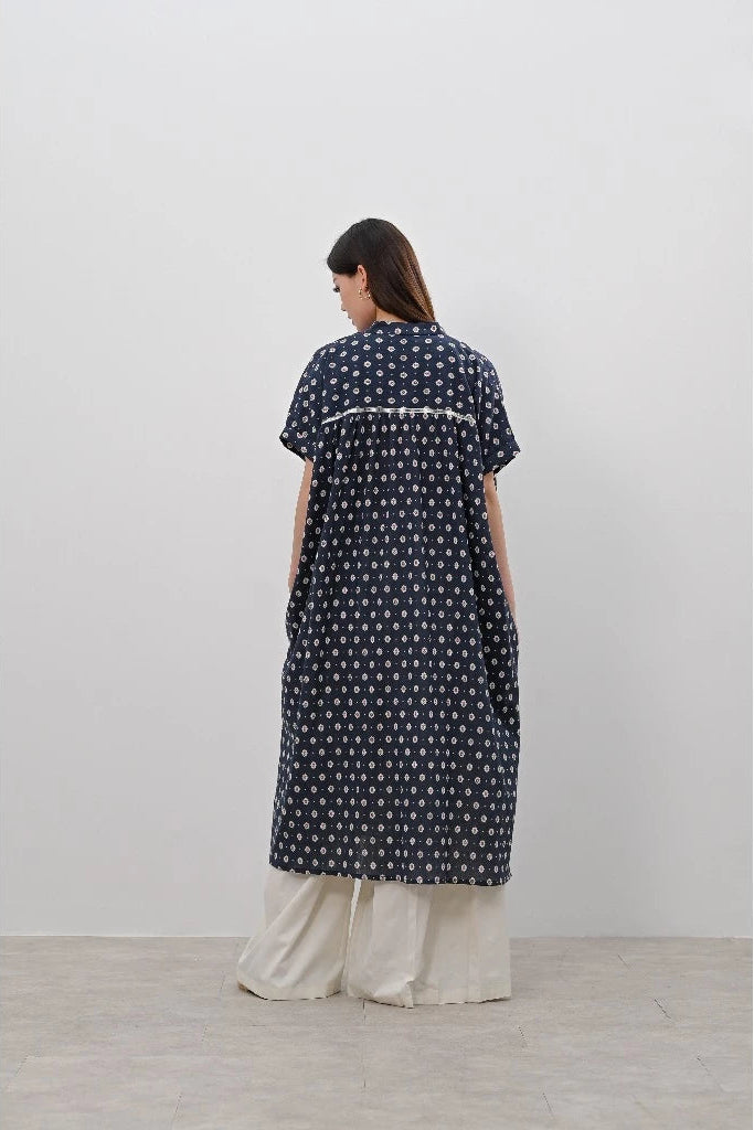 Vanya Tunic Navy Blue - Alexalexa