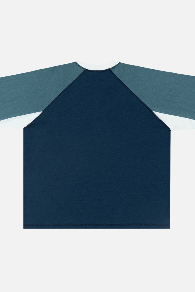 Oxford Society Miura Raglan T Shirt In Navy - Oxford Society