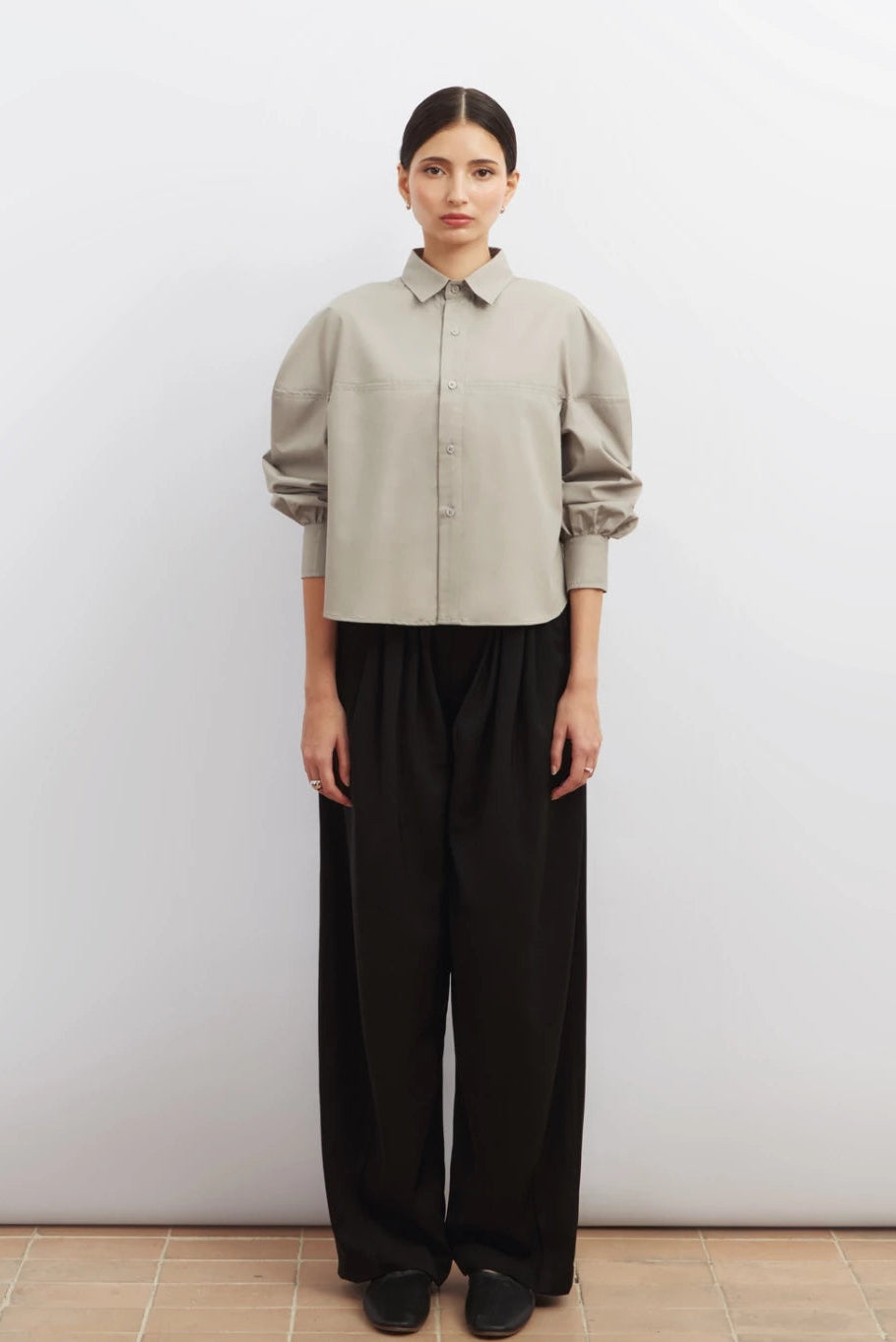 June Shirt Celadon - Achete De Nous