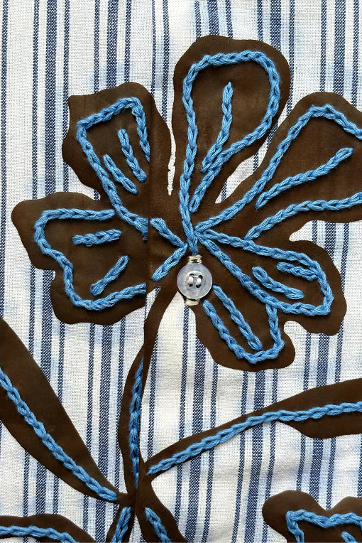 Cala Stripes Shirt Blue - Eotes