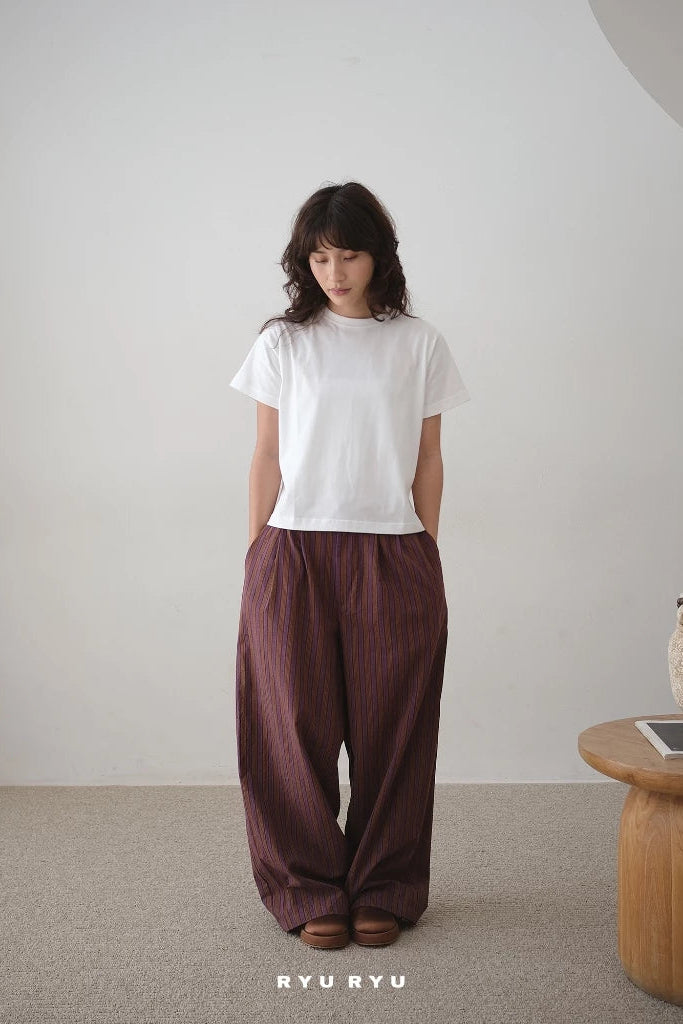 White Basic Tee - Ryuryu