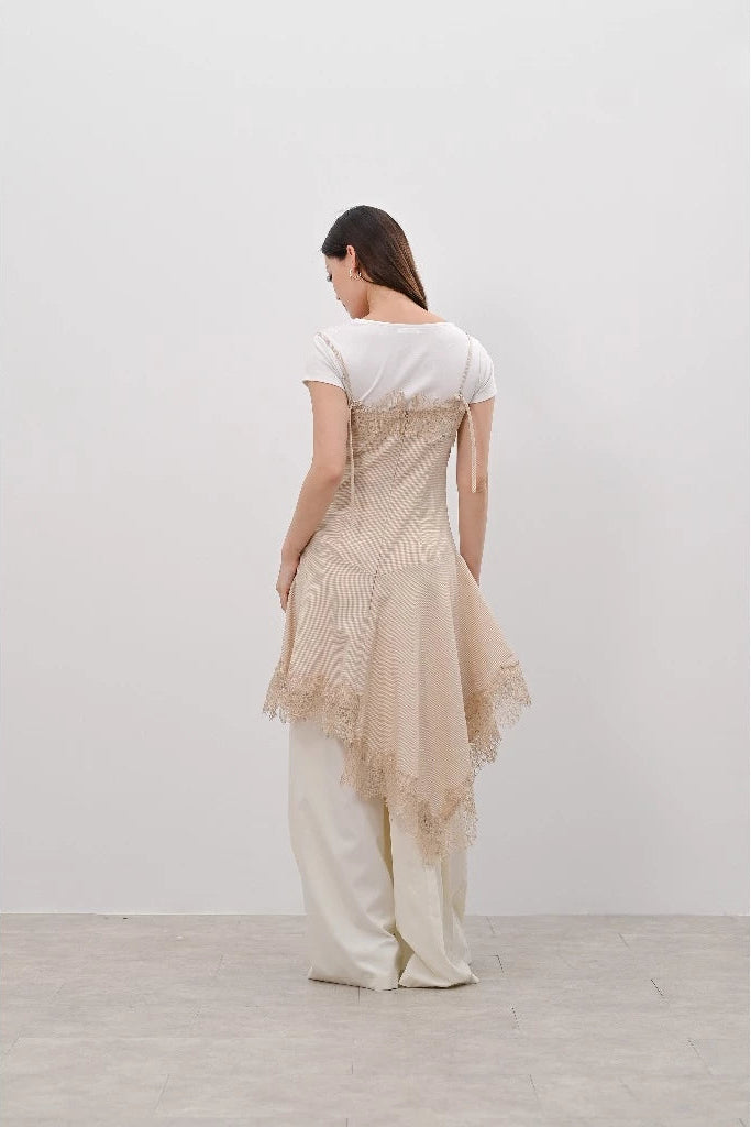 Kiran Dress Beige - Alexalexa