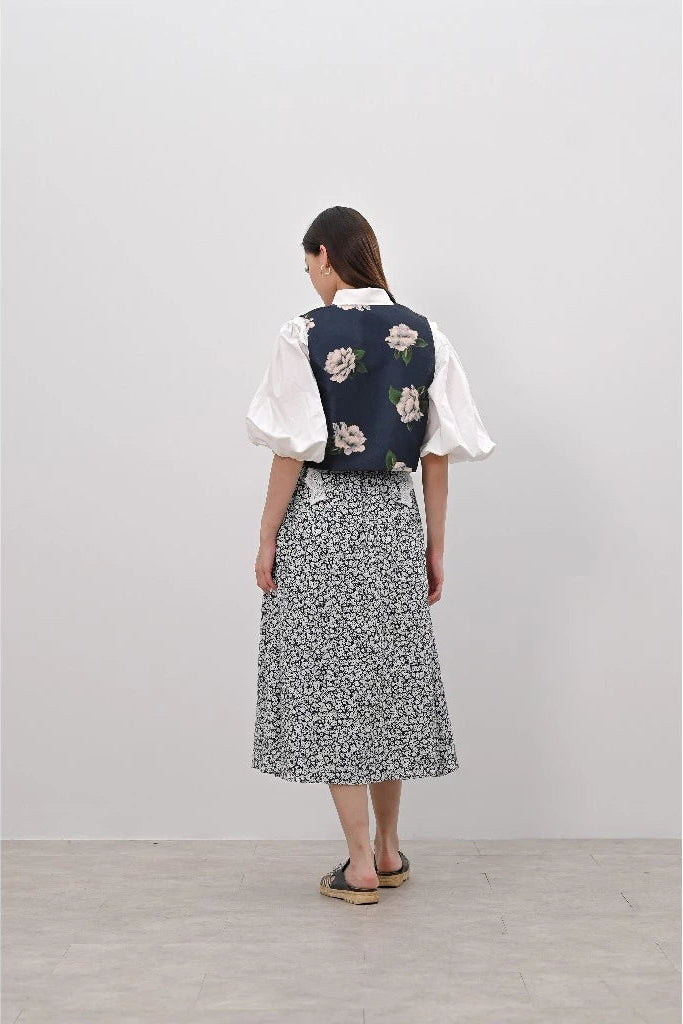 Dira Vest Navy Blue - Alexalexa