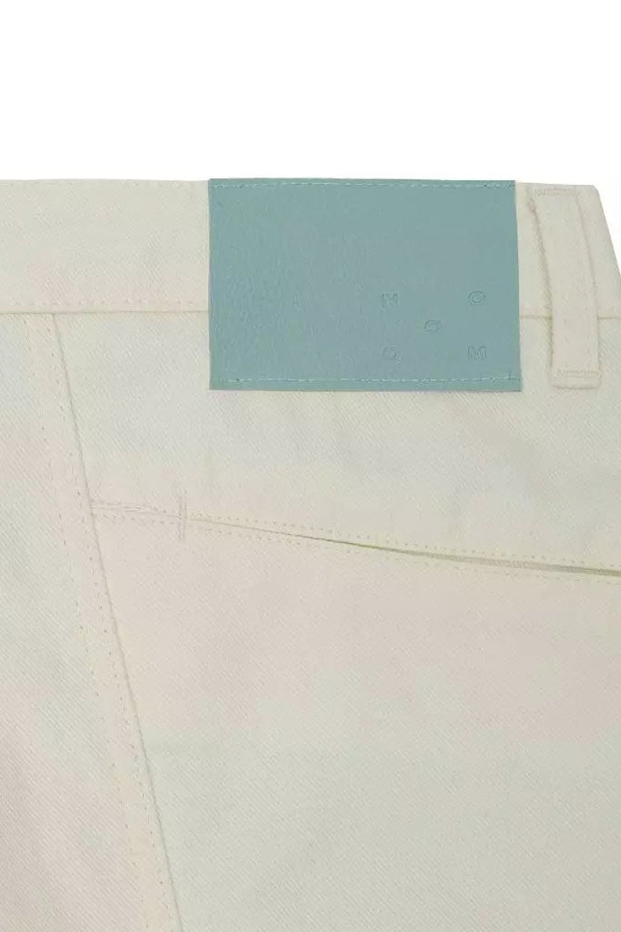Two Tucked Barrel Pants Cream - Nature Of Mind