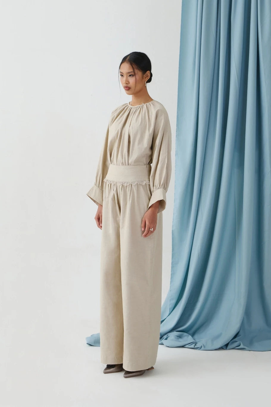 Serena Pants Sand - Acheté de Nous