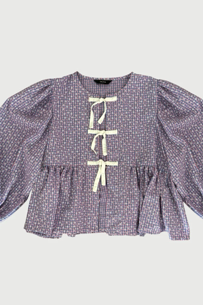 Ribbon Puff Lilac - Saya Saya