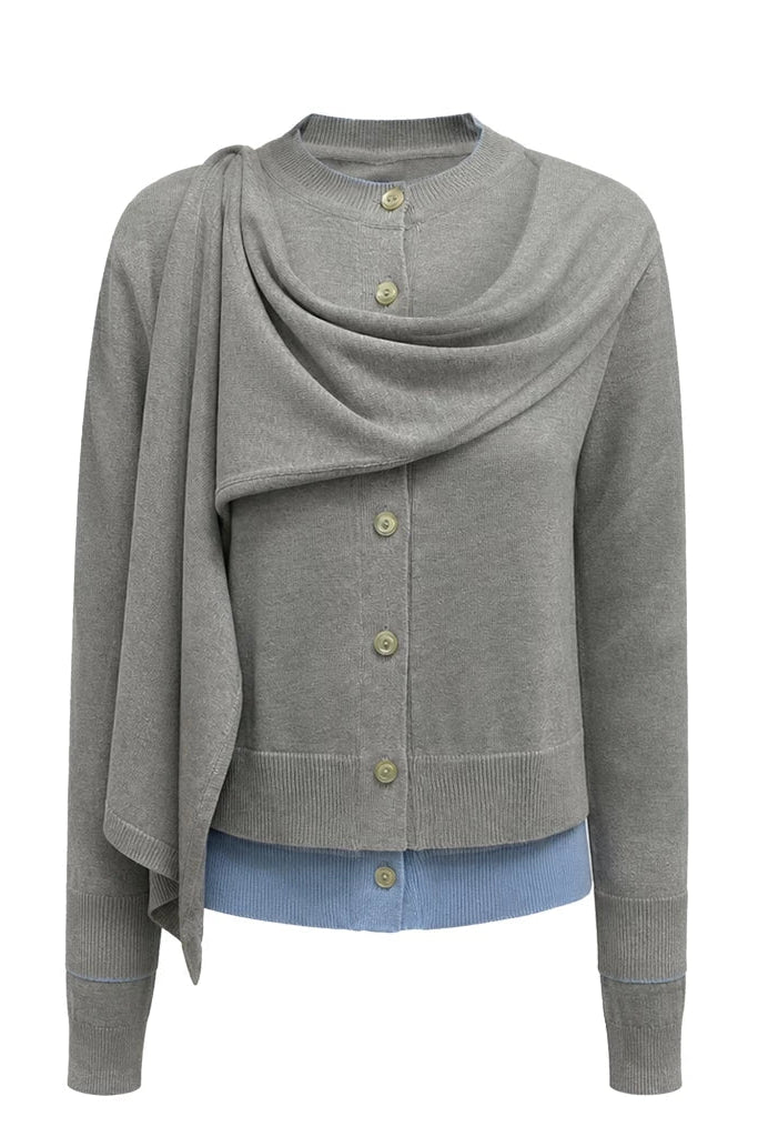 Candice Scarf Cardigan - Hunting Fields
