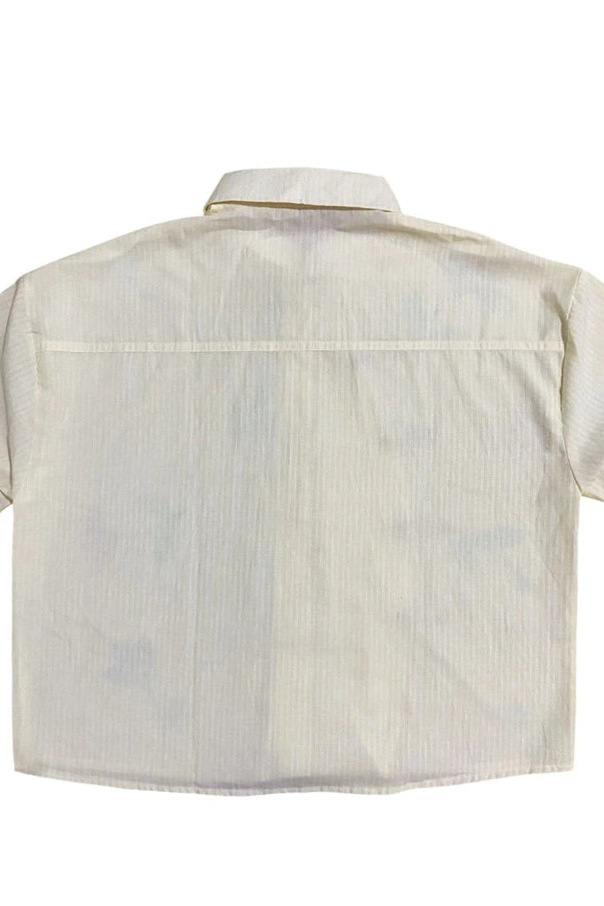 Cheongsam Shirt Yellow - Hakka Goods
