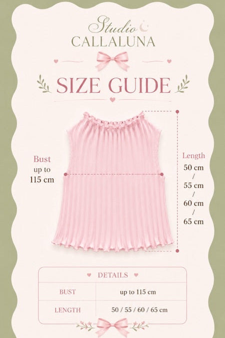 Polka Bloom V.2 Sleeveless Top - Callaluna Studio