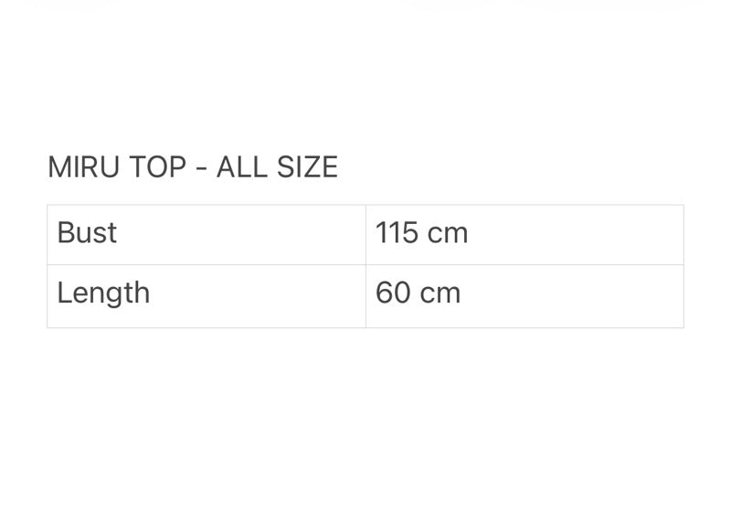 Miru Top Brown - Monday To Friday