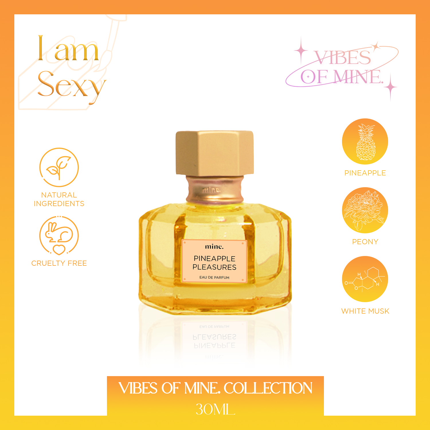 ​Eau De Parfume Pineapple Pleasure (30ml) - Mine Perfumery