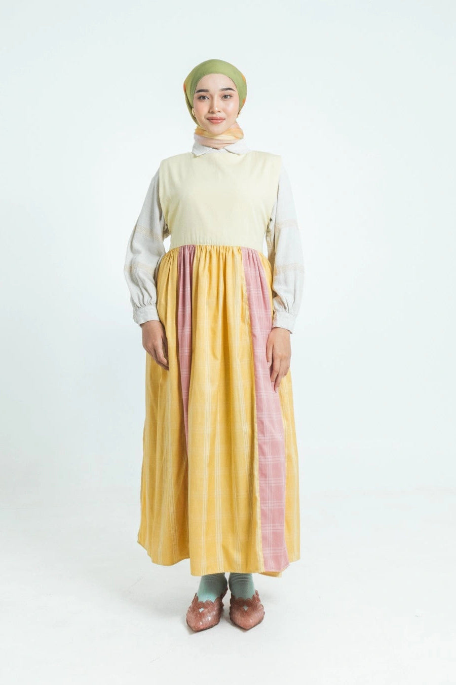 Kenikir Dress Pastel - Earth Major