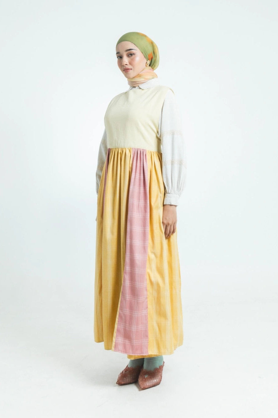 Kenikir Dress Pastel - Earth Major