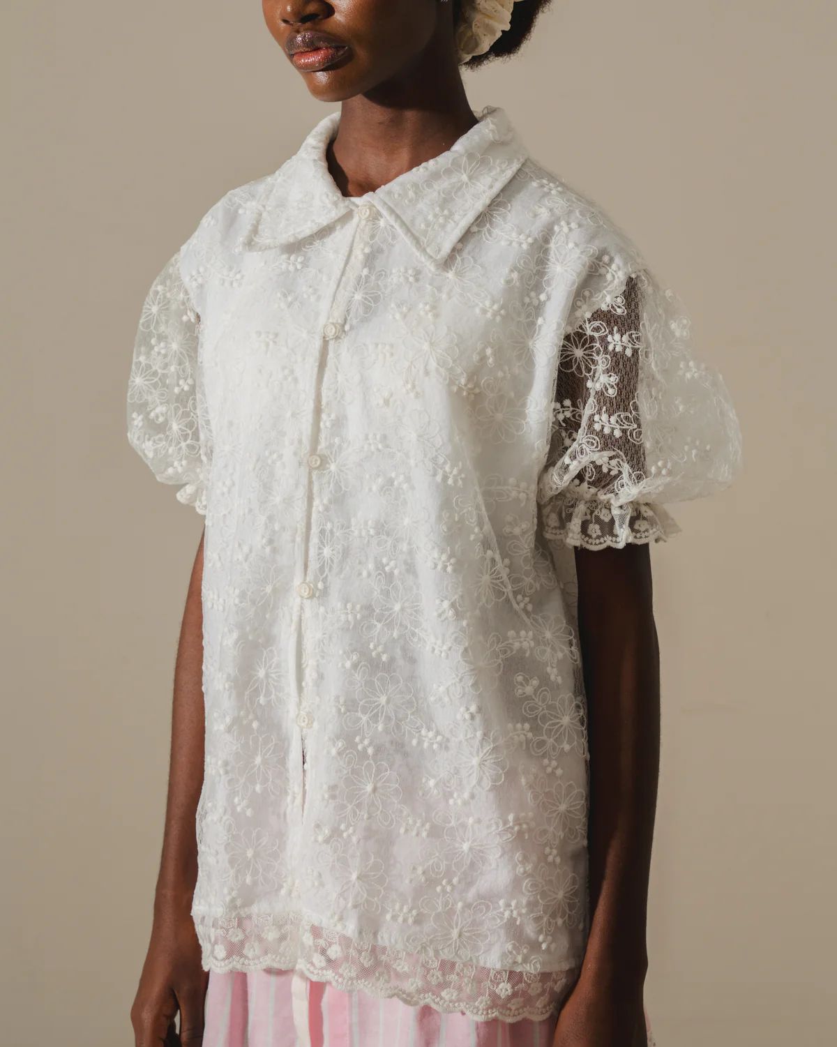 Marin Lace Shirt - Toko Didiyo