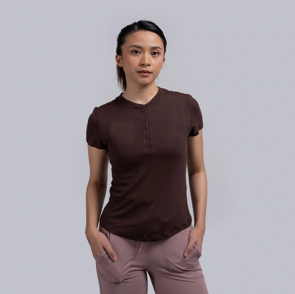 Softmuse Button Tee - Heiji Active