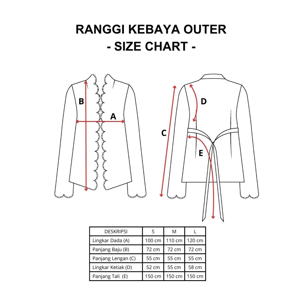 Ranggi Kebaya Outer - Damakara