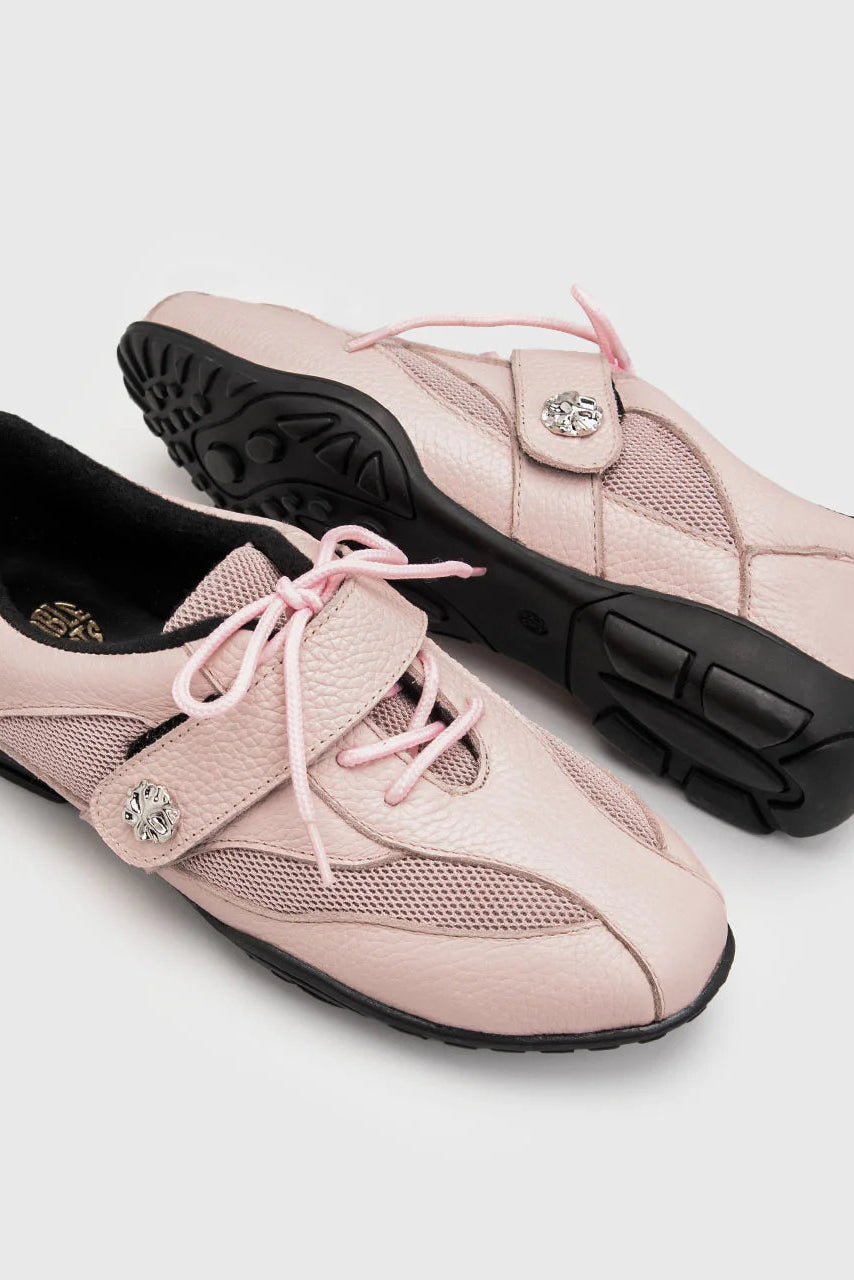 Rianna Sneakers Genuine Leather Pink - Adorable Projects