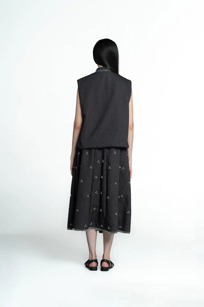 Rintik H-Line Vest Balck - Damakara