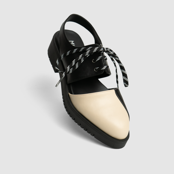 Ponty Black Cream - Mks Shoes