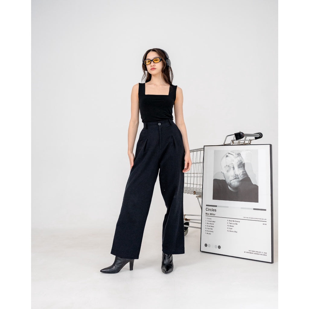 Maja Trouser Pants Black - Seminggu.rtw