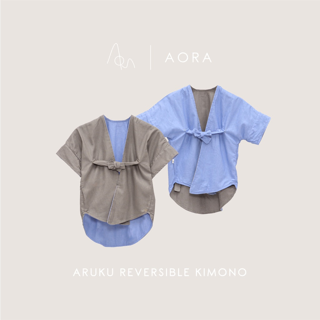 Aruku Reversible Kimono Kids - Aoratorie