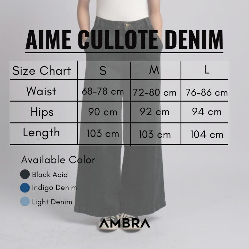 Aime Cullote Denim - Ambra La Moda