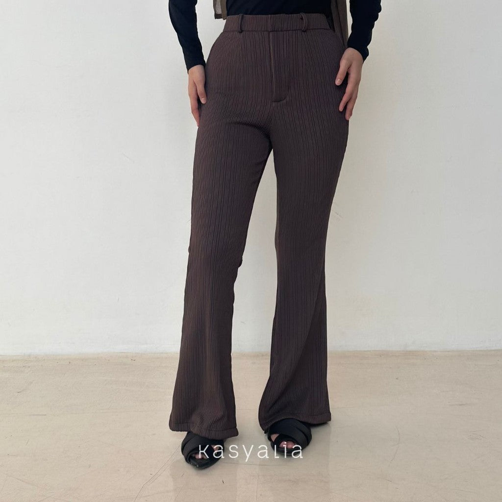 Blair Flare Pants Truffle (104cm) - Kasyalia