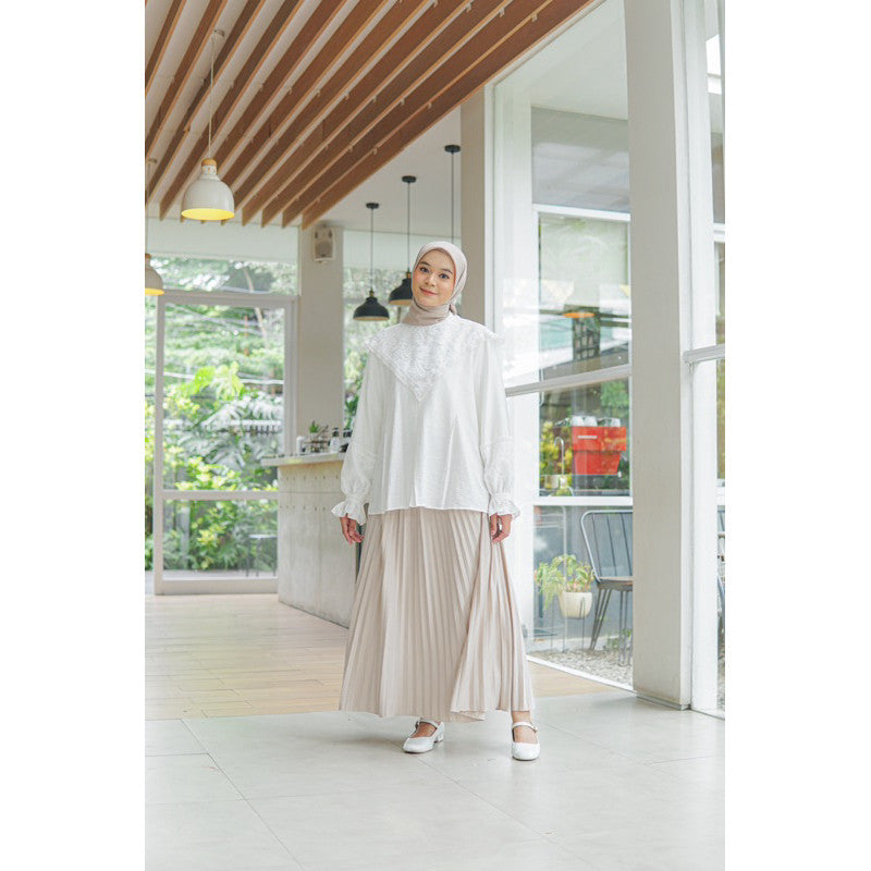 Marigold Shirt White - Casaelana